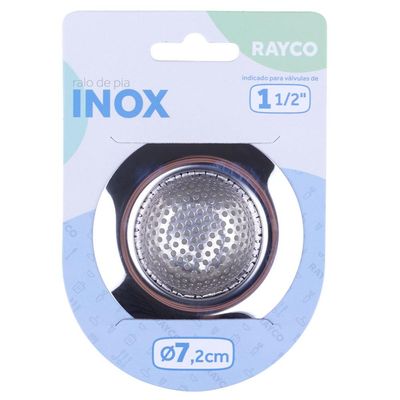 Ralo de Pia 7cm Rayco Inox