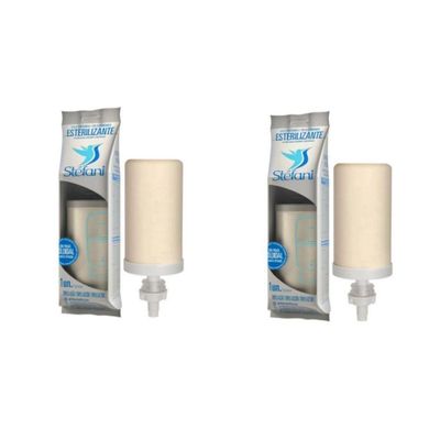 Kit 2 Vela Tripla Ação P/ Filtro De Barro Stéfani