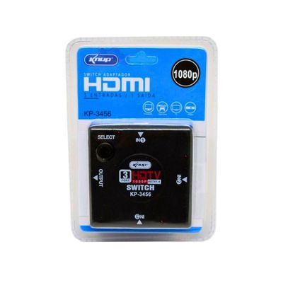 Switch Hdmi 3 Entrada 1 Saida Xc-hub-hdmi