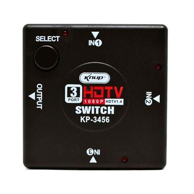 Switch Hdmi 3 Entrada 1 Saida Xc-hub-hdmi