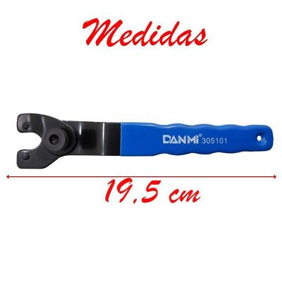 Chave Universal Para Esmerilhadeira Regulável Troca Disco 8" 200mm Danmi