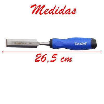 Formão Profissional Aço Carpintaria Marcenaria 25mm Danmi