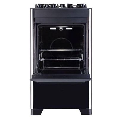 Fogão De Piso Dako 4 Bocas Magister Preto Bivolt Bivolt