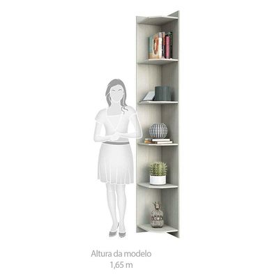 Cantoneira Alta Closet Prime Plus 31.4cm Legno Crema