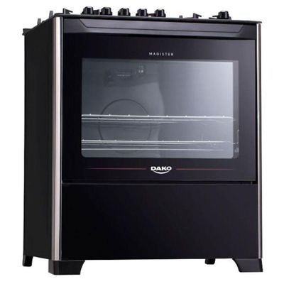Fogão De Piso Dako 5 Bocas Magister Preto Bivolt Bivolt