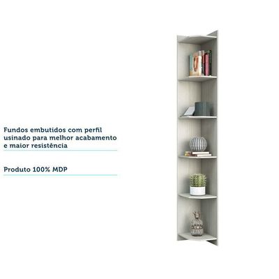 Cantoneira Alta Closet Prime Plus 31.4cm Legno Crema