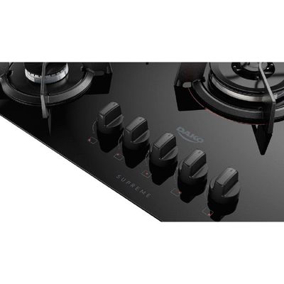 Fogão Cooktop Supreme 5B Superautomático Dako Preto Bivolt