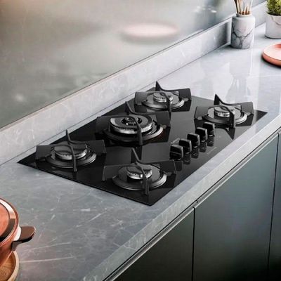 Fogão Cooktop Supreme 5B Superautomático Dako Preto Bivolt