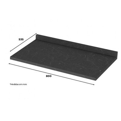 Módulo Cozinha Henn Belize Tampo P/ Balcão 80cm Nature