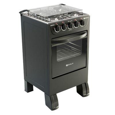 Fogao Braslar 4 Bcs Sirius 2023 Preto