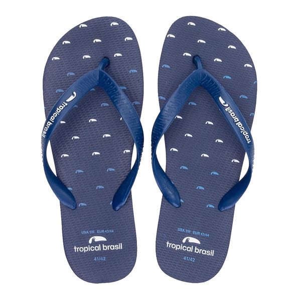 Chinelo Tropical Brasil Unissex Azul Marinho 39-40