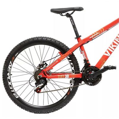 Bicicleta Viking Aro 26 Câmbios Importados 21v Aero Vermelho