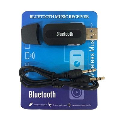 Adaptador Receptor Bluetooth Usb P2 Audio Sterio C/ Cabo P2 -usb P2
