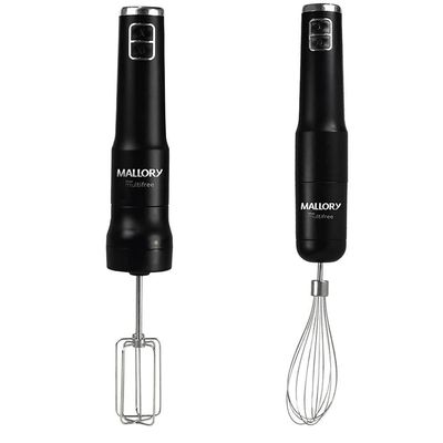 Mixer Mallory Multifree 4 em 1 Sem Fio 150W Preto com Prata Bivolt