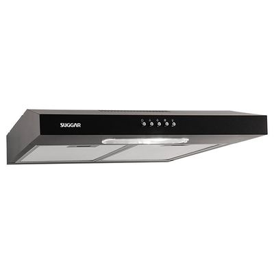Depurador De Ar Suggar Dps161Pt Slim 60Cm 127V Preto 127V 110V