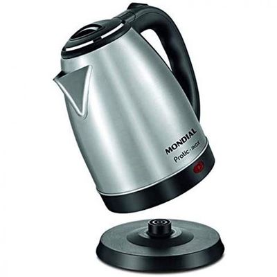 Chaleira Eletrica Mondial 2litros - 79520-02 Preto Com Inox 127v 110V