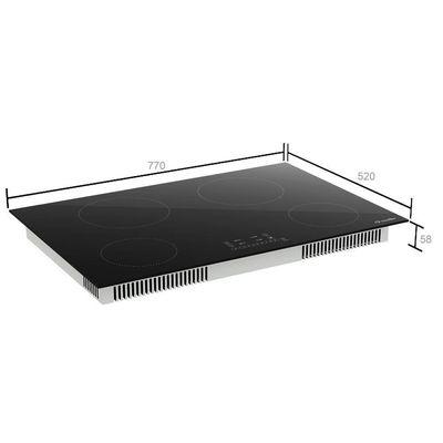 Cooktop Mueller 4 Bocas Indução Painel Touch 220V