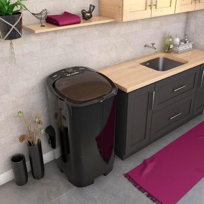 Lavadora Semiautomática Mueller Family Lite 10kg Preta 220V