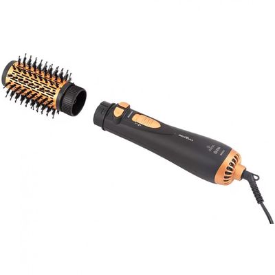 Escova Rotativa Secadora BER20PD com 3 Temperaturas Britânia Preto e Dourado / Bivolt