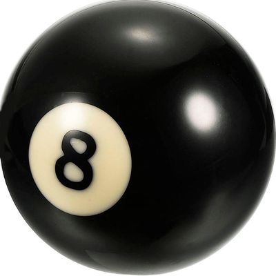 Kit 2 Bolas Preta 8 Numerada Bilhar Sinuca Profissional 52mm