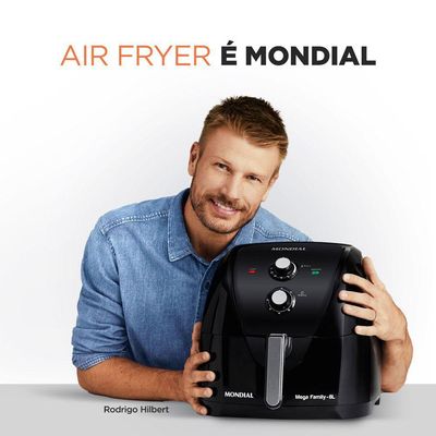 Fritadeira Sem óleo Air Fryer 8l Preto 127v