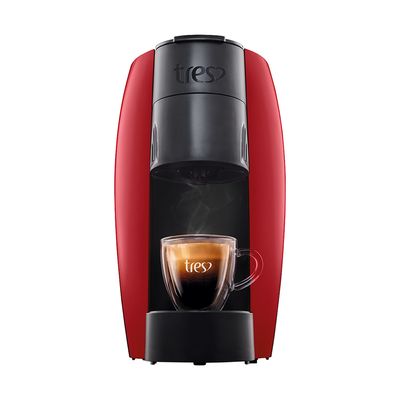 Máquina de Café Expresso Três Corações Basic Vermelha - 127V