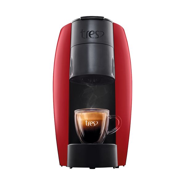Máquina de Café Expresso Três Corações Basic Vermelha - 127V Máquina de Café Expresso Três Corações Basic Vermelha - 127V