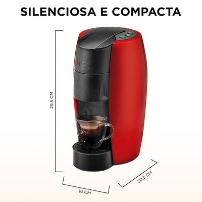 Máquina de Café Expresso Três Corações Basic Vermelha - 127V