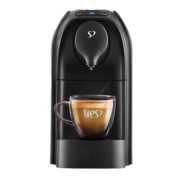 Máquina de Café Expresso Três Corações Passione Preta - 127V Máquina de Café Expresso Três Corações Passione Preta - 127V