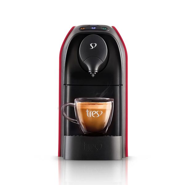Máquina de Café Expresso Três Corações Passione Vermelha - 220V