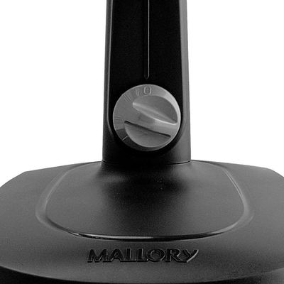 Ventilador De Mesa 30cm Turbo Compact Com 6 Pás B94401862 Mallory Preto Com Grafite 220v
