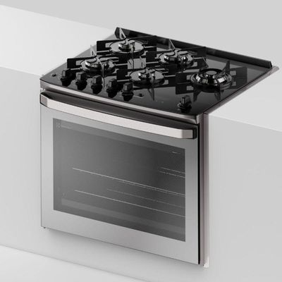 Fogão Electrolux FE5EC de Embutir PerfectCook360 Vaporbake 5 Queimadores Cinza 110V 33051FBA185