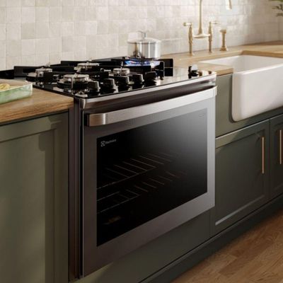 Fogão Electrolux FE5EC de Embutir PerfectCook360 Vaporbake 5 Queimadores Cinza 110V 33051FBA185