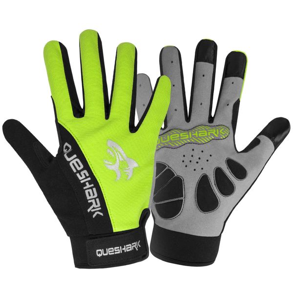 Luvas de Ciclismo Queshark para Adultos e Adolescentes com Toque na Tela XG / azul