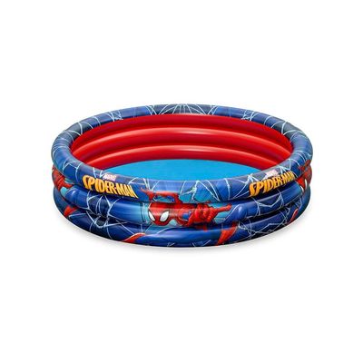 Piscina Inflável Infantil 200L 3 Aros Homem Aranha Bestway