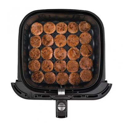 Fritadeira Elétrica Sem Óleo Air Fryer Elgin Chrome Fry 8 litros Preto com Inox / 110V