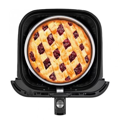 Fritadeira Elétrica Sem Óleo Air Fryer Elgin Chrome Fry 8 litros Preto com Inox / 220V