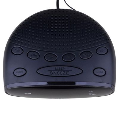 Rádio Relógio Digital Vision Cliker com Alarme e Display Preto