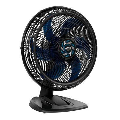 Ventilador De Mesa Arno 50cm Vb50 Xtreme Force Breezer Preto Com Azul 220v