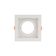 Spot De Embutir Recuado Blumenau Clean Para Lâmpada Ar70 E27 Quadrado Bivolt Branco