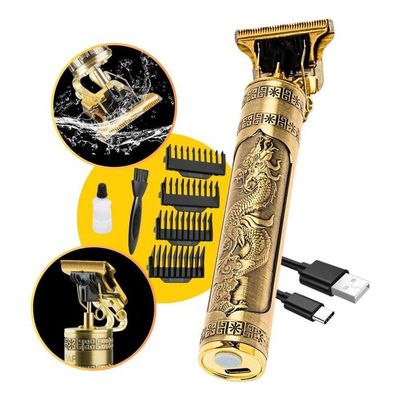 Aparador Cabelo Profissional Dragão Buda Dourado