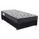 Cama Box Solteiro Suede + Colchão De Espuma D33 - Sereneprime - 88cm Preto