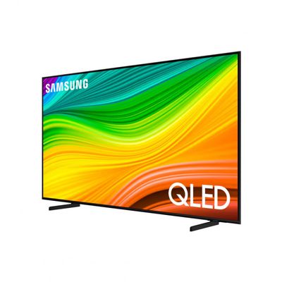 Smart TV QLED 65 4K Samsung 65Q60D Gaming Hub, AI Energy Mode, Alexa built in, Wi-Fi Bluetooth USB Preto