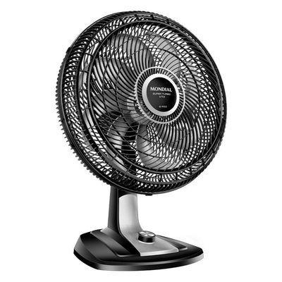 Ventilador De Mesa Mondial Turbo 8 Pás Vtx-40-8p Vent 40cm-127v-preto/prata 110V
