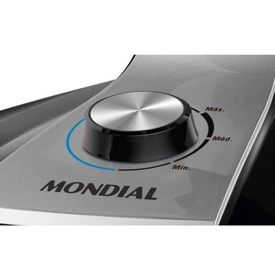 Ventilador De Mesa Mondial Turbo 8 Pás Vtx-40-8p Vent 40cm-127v-preto/prata 110V
