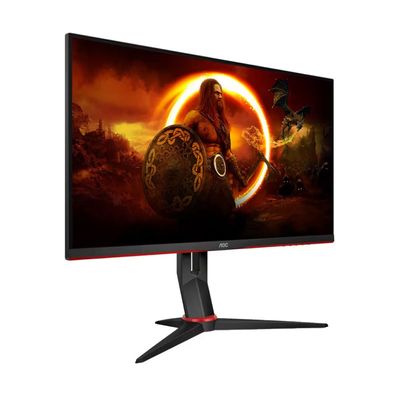 Monitor Gamer Widescreen VA 27 AOC 1920 x 1080 FHD 27G2S/BK Entrada HDMI e VGA Preto e Vermelho / Bivolt