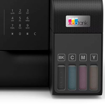 Impressora, Copiadora, Scanner Multifuncional Tanque de Tinta Epson EcoTank L5590 Wireless Preto / Bivolt