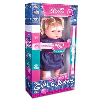 Boneca Girls Jeans Cantigas Milk