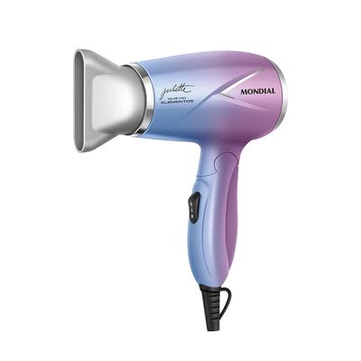 Secador de Cabelo By Juliette Mondial Azul e Rosa 1200W SCT-JU-03 BIV