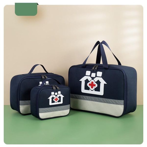 Kit de Primeiros Socorros Portátil para Viagem e Camping P / verde